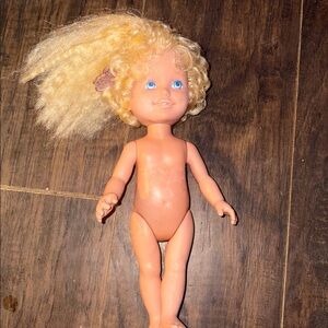 Vintage 1987 Playskool Dolly Suprise Blonde Hair